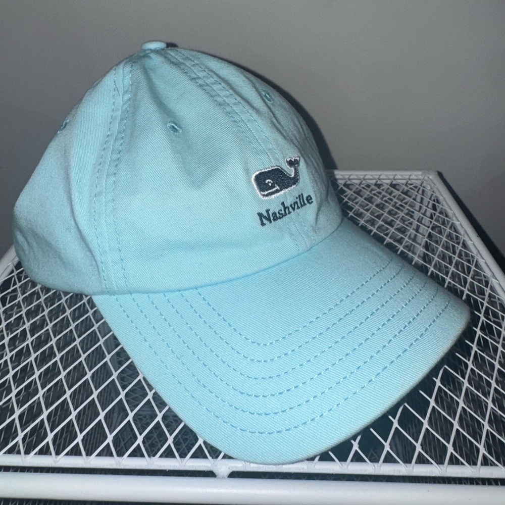 Vineyard Vines Light Blue Hat with Embroidered Logo